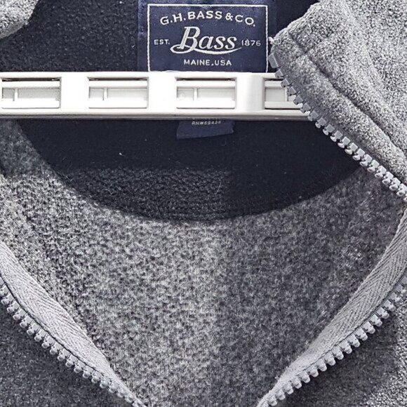 G.H. BASS Long Sleeve Pullover - XL Adult - Gray - Picture 3 of 13